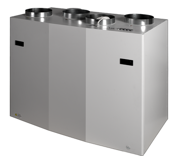 ENSY InoVent AHU-700BH/1 vertikalus rekuperatorius deš. p. 840m³/h. Komplekte valdiklis su WI-FI