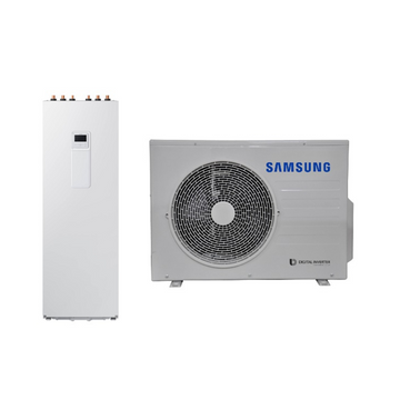 Samsung EHS ClimateHub SPLIT oras-vanduo 4.40/5.00 kW split su integruotu boileriu 200l, R32 AE200RNWSEG/EU AE040RXEDEG/EU