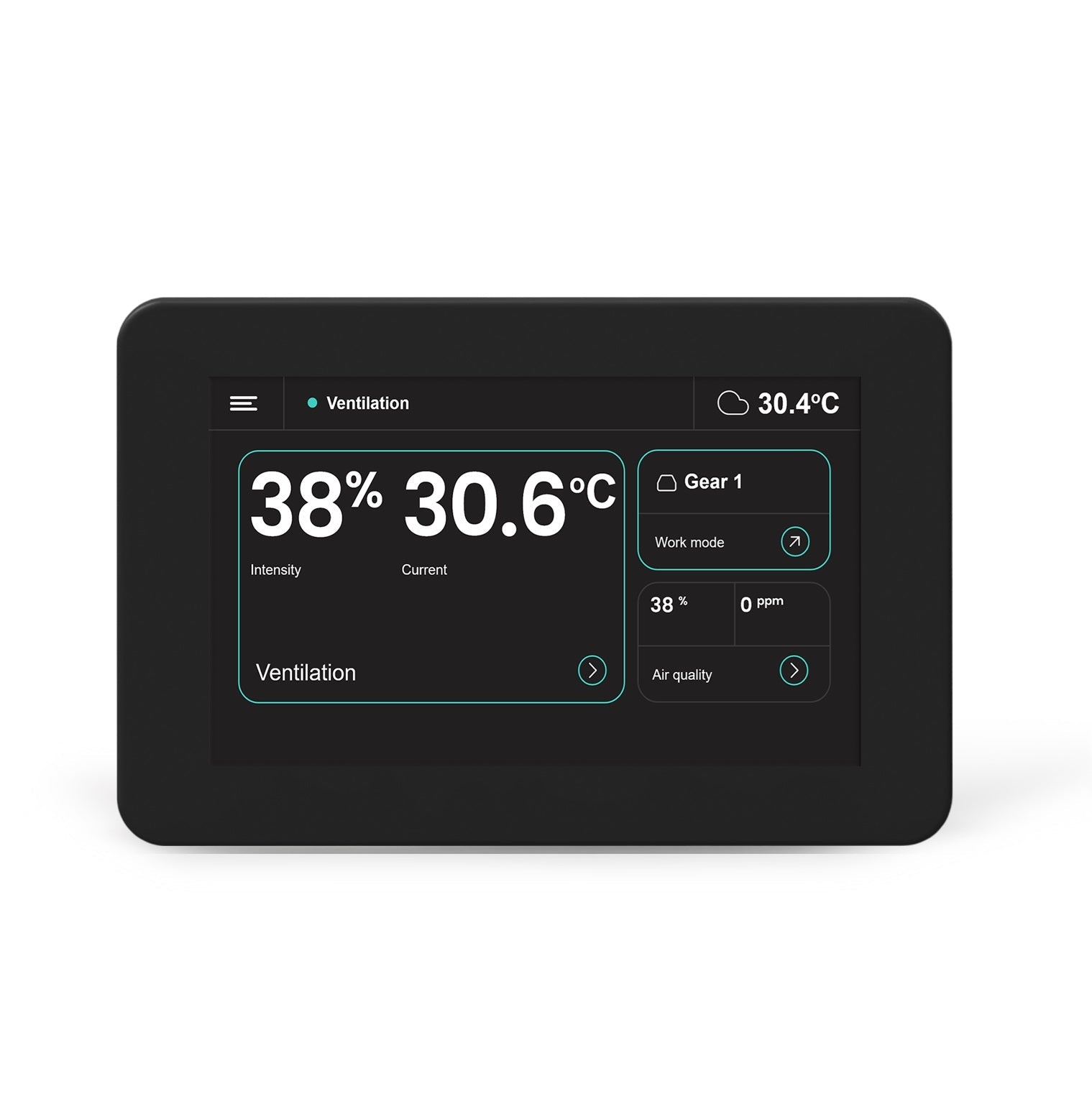 Oxygen LCD SimpleTouch pultas su WiFi ir Bluetooth juodas
