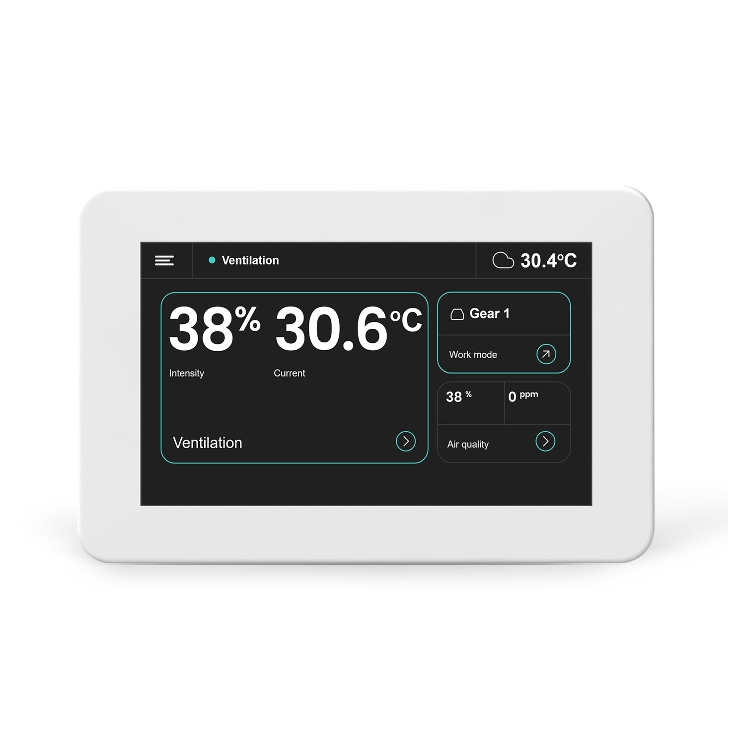 Oxygen LCD SimpleTouch pultas su WiFi ir Bluetooth baltas