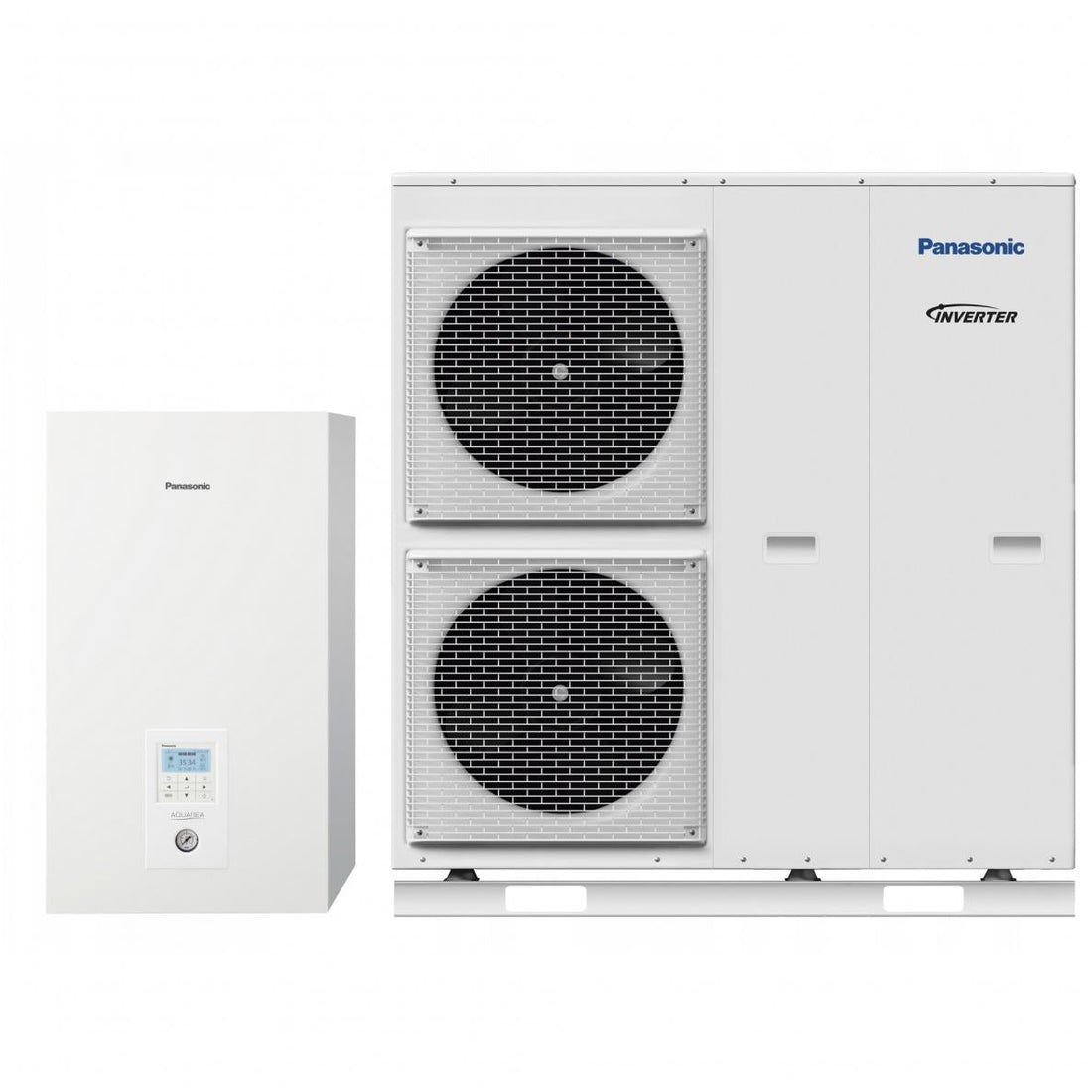 Panasonic Bi-Bloc 9 kW T-CAP Super tylus be integruoto boilerio WH-SQC09H3E8 / WH-UQ09HE8