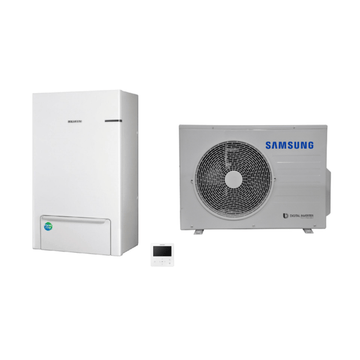 Samsung EHS Split oras-vanduo 4.40/5.00 kW be integruoto boilerio R32 AE090RNYDEG/EU AE040RXEDEG/EU